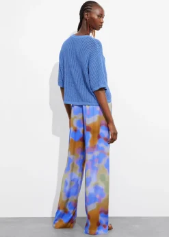 Sale & Other Stories Sheer Rib-Knit T-Shirt