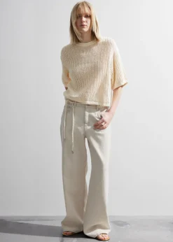 Sale & Other Stories Sheer Rib-Knit T-Shirt