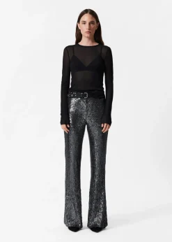Discount & Other Stories Sheer Silk Top