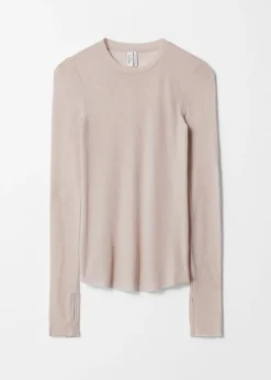 New & Other Stories Sheer Wool Top