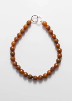 Outlet & Other Stories Short Stone Bead Necklace Amber