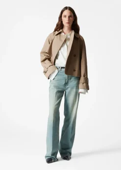 Discount & Other Stories Short Trench Coat Jacket