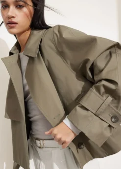 Discount & Other Stories Short Trench Coat Jacket