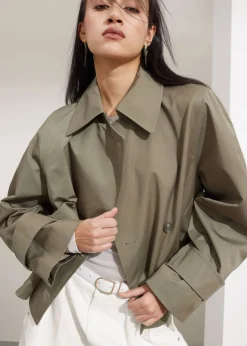 Discount & Other Stories Short Trench Coat Jacket