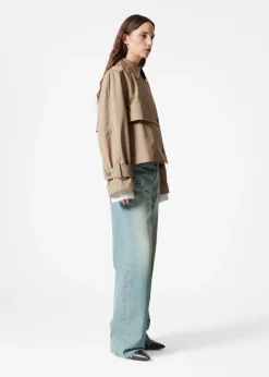 Discount & Other Stories Short Trench Coat Jacket