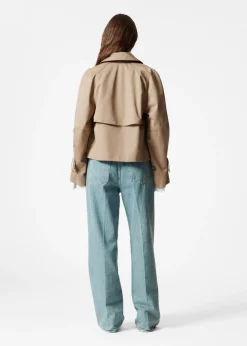 Discount & Other Stories Short Trench Coat Jacket