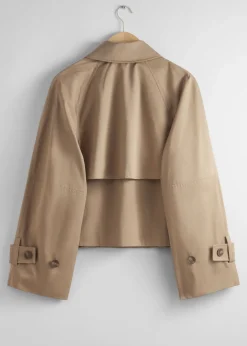 Discount & Other Stories Short Trench Coat Jacket