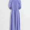 Best Sale & Other Stories Silk Maxi Dress Dusty Blue