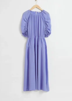 Best Sale & Other Stories Silk Maxi Dress Dusty Blue