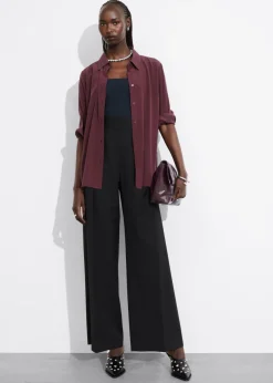 Discount & Other Stories Silk Shirt