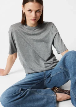 Cheap & Other Stories Silk-Blend T-Shirt