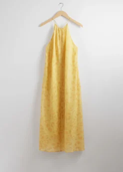 Online & Other Stories Sleeveless Halterneck Midi Dress
