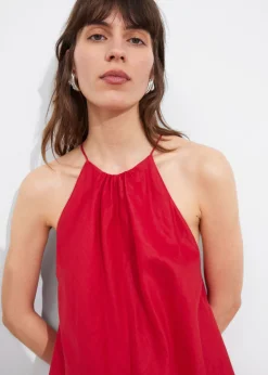 Online & Other Stories Sleeveless Halterneck Midi Dress