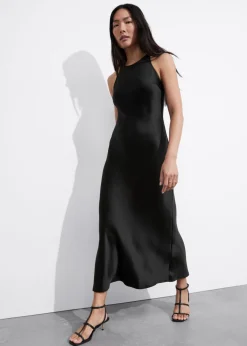 Best & Other Stories Slim Satin Midi Dress
