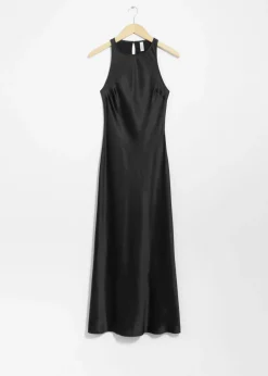 Best & Other Stories Slim Satin Midi Dress