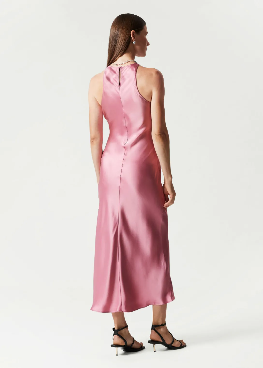 Best & Other Stories Slim Satin Midi Dress