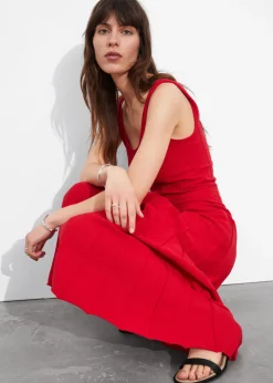 Flash Sale & Other Stories Slim Tank Midi Dress