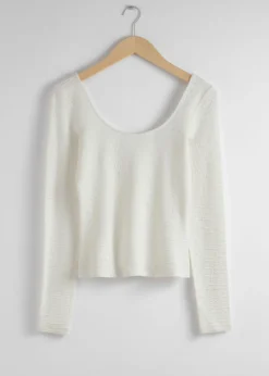 Hot & Other Stories Slim Textured Top