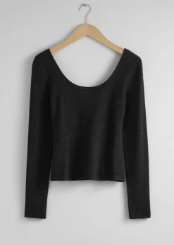 Hot & Other Stories Slim Textured Top