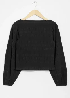 New & Other Stories Smocked Blouse