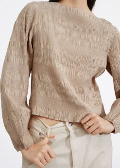 New & Other Stories Smocked Blouse
