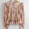 Best Sale & Other Stories Smocked Frill Blouse
