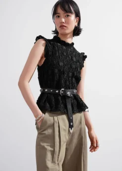 Best & Other Stories Smocked Peplum Top