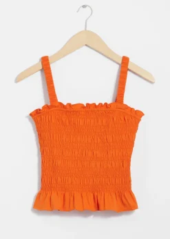 Flash Sale & Other Stories Smocked Peplum Top