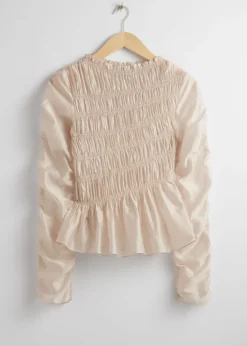 Shop & Other Stories Smocked Top