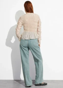 Shop & Other Stories Smocked Top