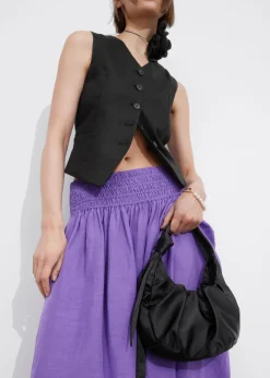 Store & Other Stories Smock-Waist Midi Skirt