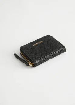 Shop & Other Stories Snake Embossed Leather Wallet