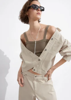 Best & Other Stories Square-Neck Knit Top