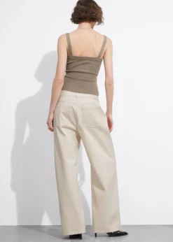 Best & Other Stories Square-Neck Knit Top