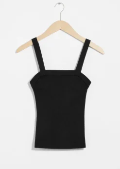 Best & Other Stories Square-Neck Knit Top