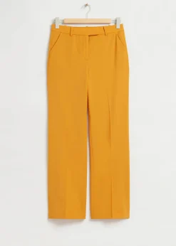 Outlet & Other Stories Straight Low Waist Trousers