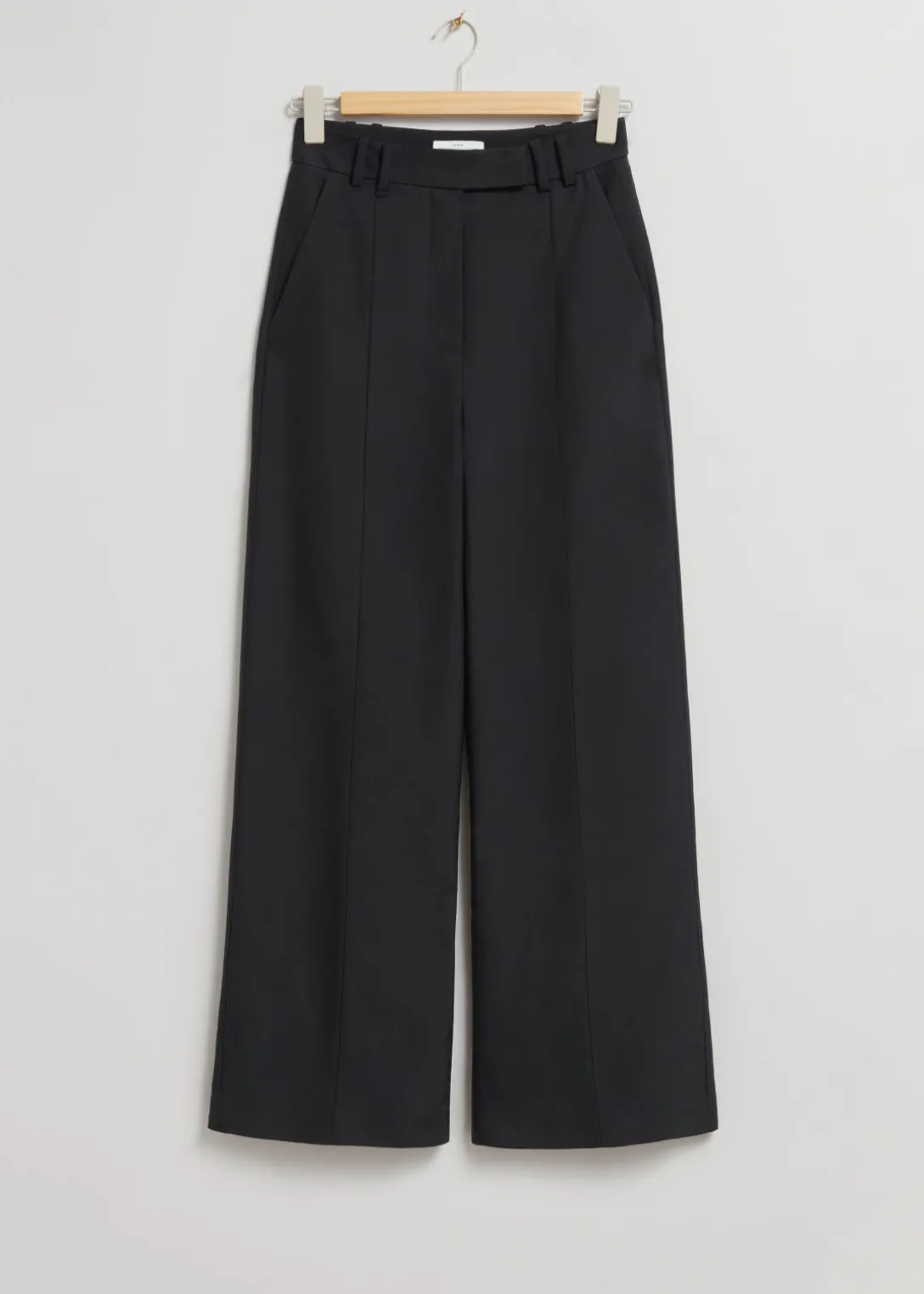 Outlet & Other Stories Straight Trousers Black