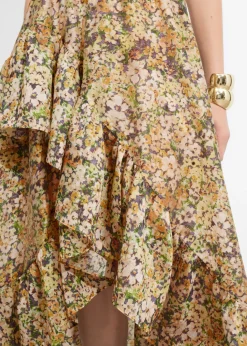 Cheap & Other Stories Strappy Ruffled Midi Dress