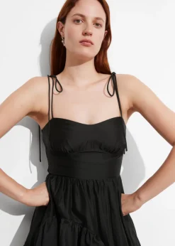 Cheap & Other Stories Strappy Ruffled Midi Dress