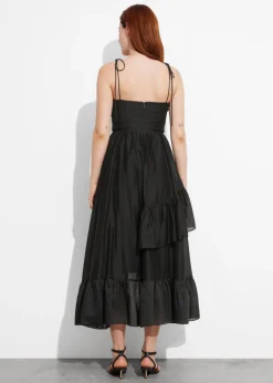 Cheap & Other Stories Strappy Ruffled Midi Dress