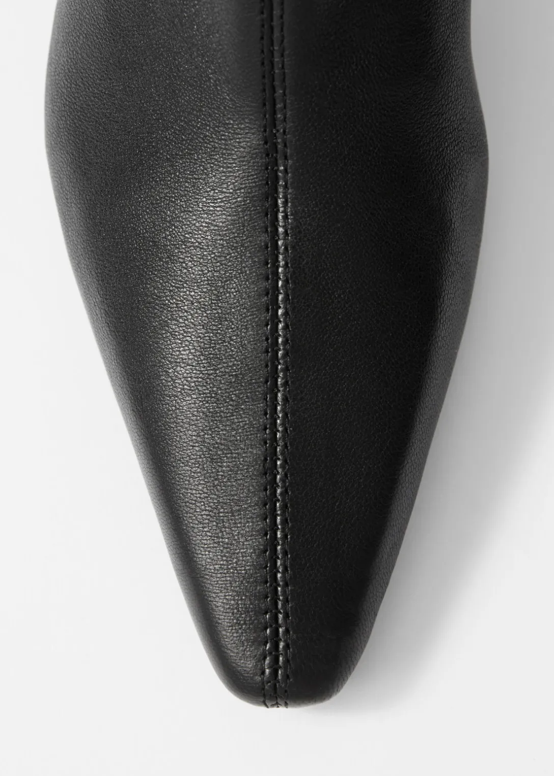 Flash Sale & Other Stories Stretch-Leather Ankle Boots Black Leather