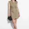 New & Other Stories Structured Blazer Mini Dress Mole