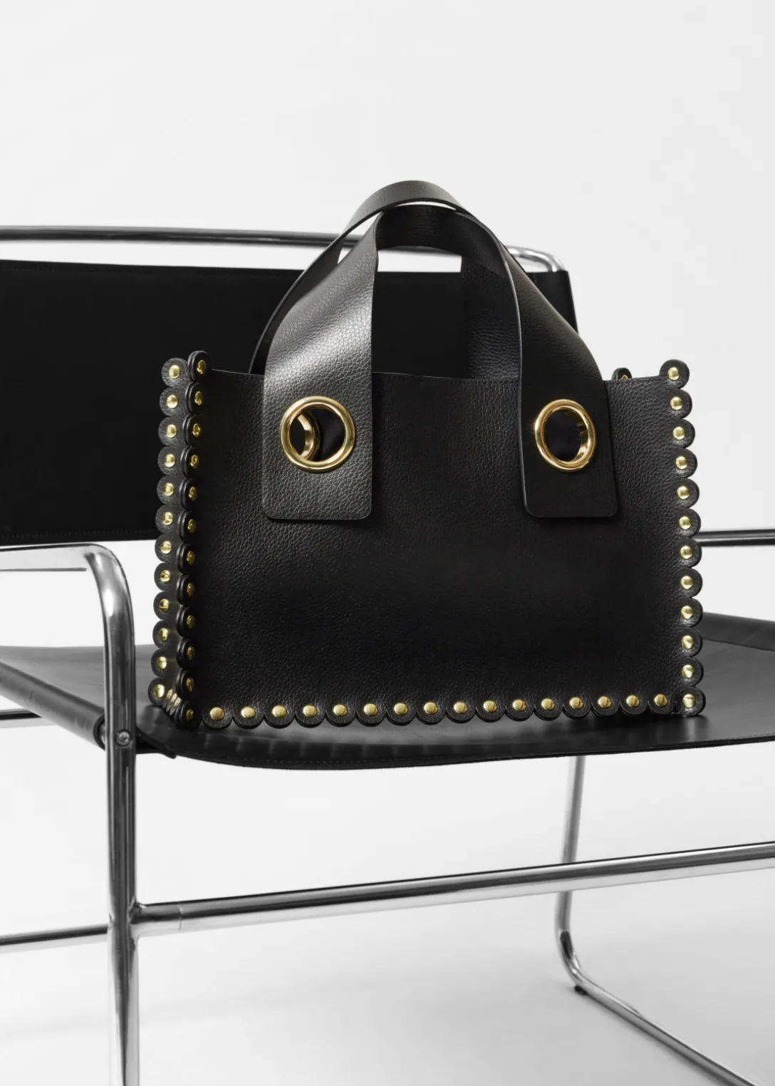 Best & Other Stories Studded Tote Bag Black
