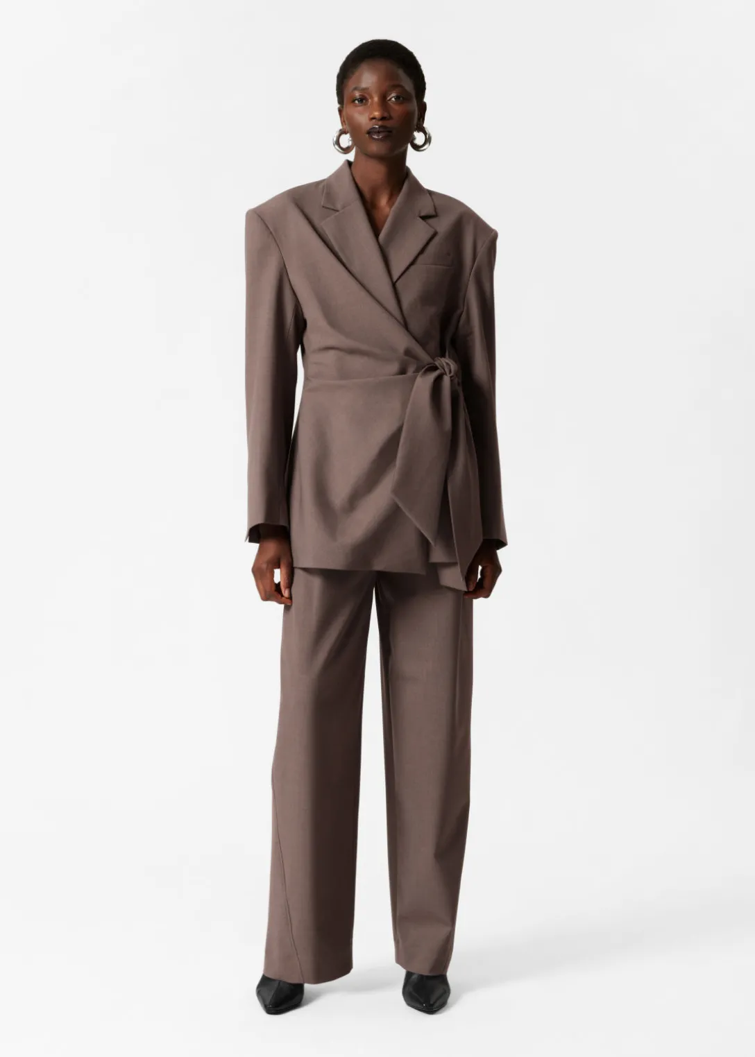 Cheap & Other Stories Tailored Barrel-Leg Trousers