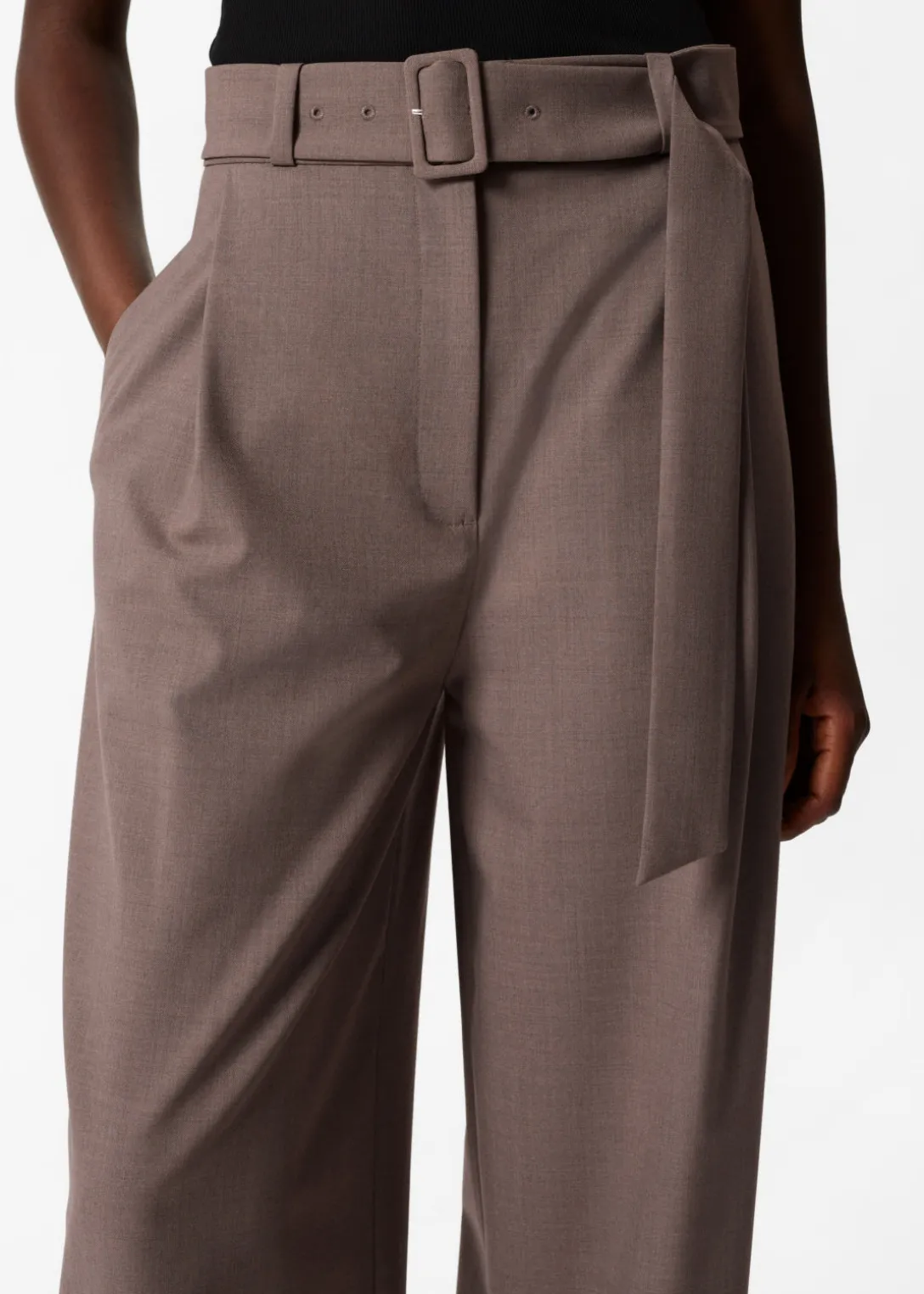 Cheap & Other Stories Tailored Barrel-Leg Trousers