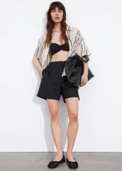 Shop & Other Stories Tailored Linen Shorts