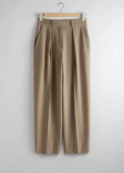 Store & Other Stories Tailored Tapered Trousers