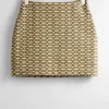 Best Sale & Other Stories Textured Mini Skirt Beige
