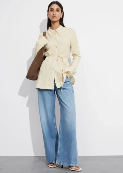 Cheap & Other Stories Textured Shirt