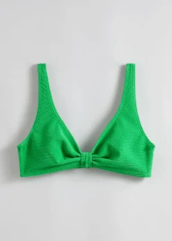 Shop & Other Stories Textured Triangle Bikini Top